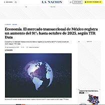 El mercado transaccional de M�xico registra un aumento del 91% hasta octubre de 2025, seg�n TTR Data